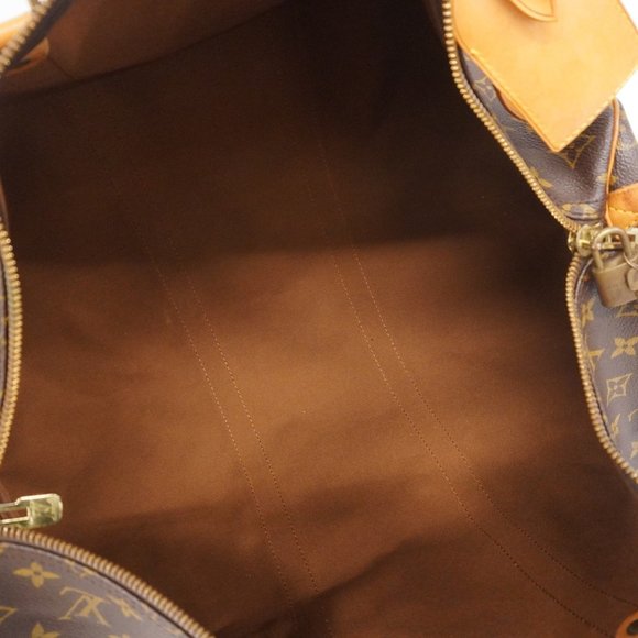 LOUIS VUITTON Brown Monogram Keepall 50 Boston Bag - Picture 4 of 16